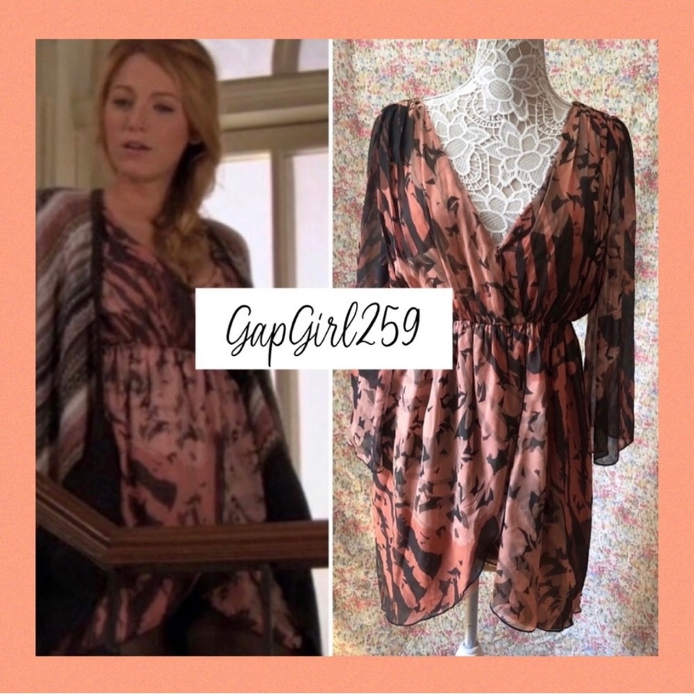 Alice + Olivia Conrad pink dress S ASO Gossip Girl Serena Van Der Woodsen
